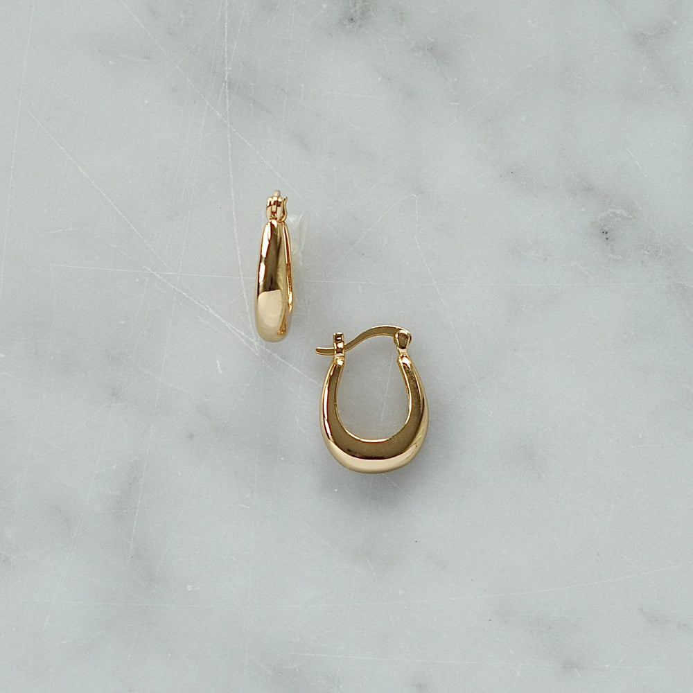 Vintage gold plated earrings