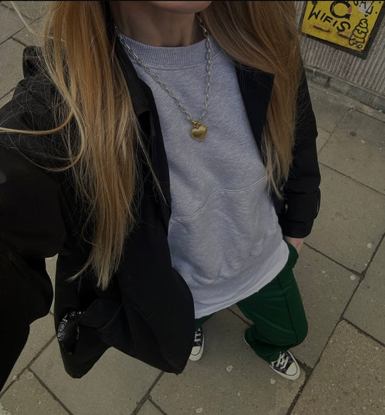 Srebrny Naszyjnik Love Chain