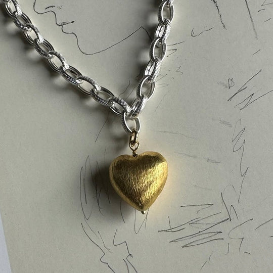 Srebrny Naszyjnik Love Chain