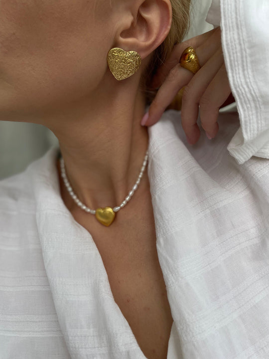 Choker Love & Pearls