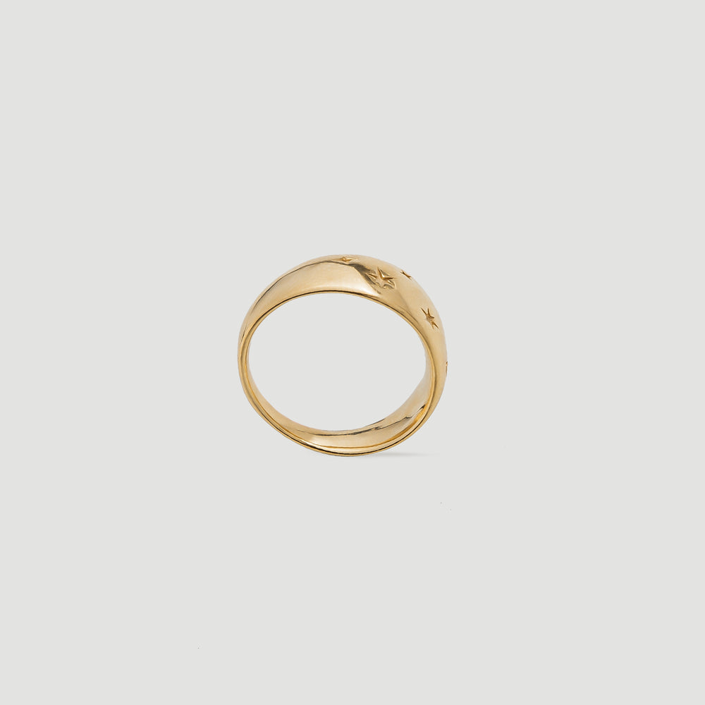 Estrella Ring Gold Plated Gloss