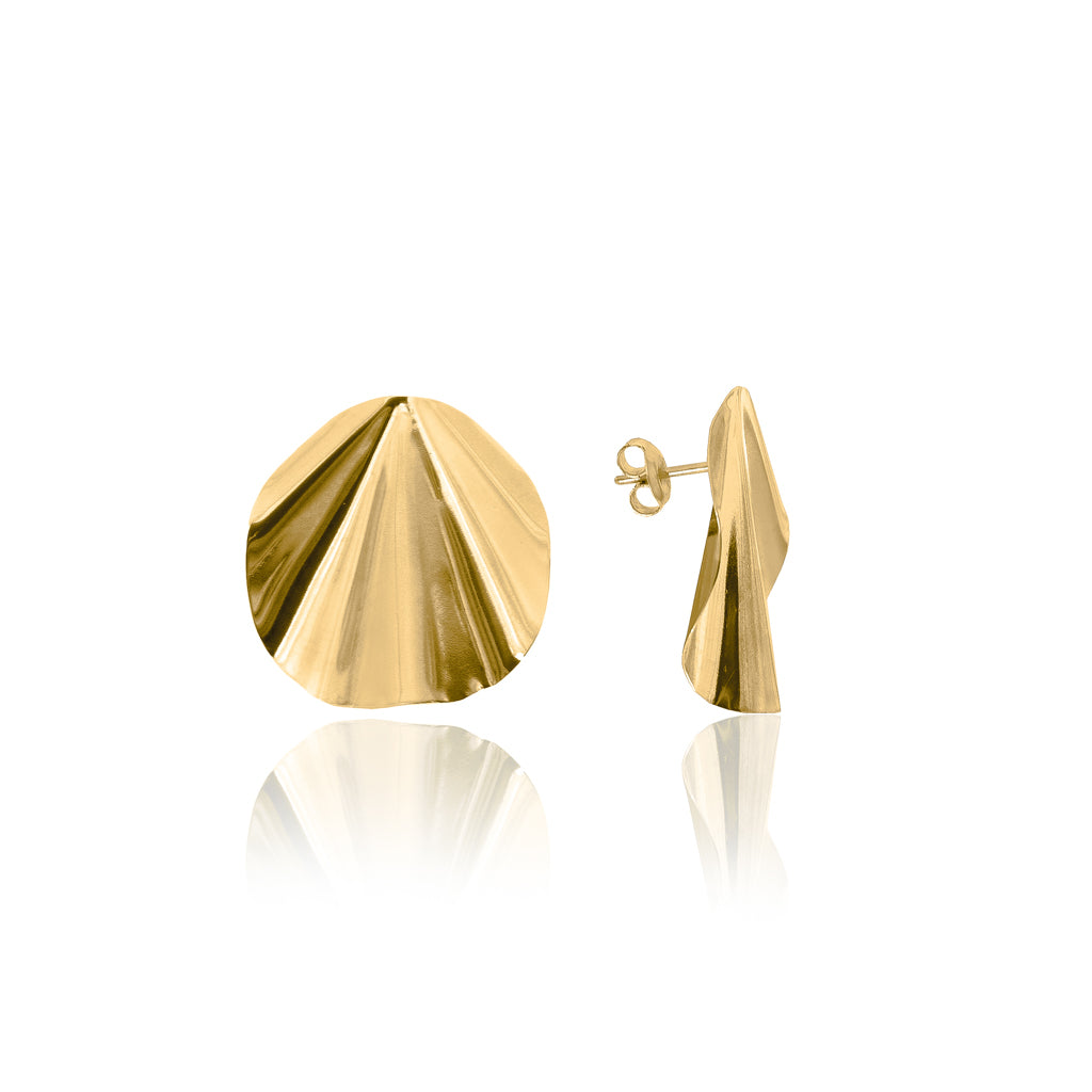 Nomad gold-plated earrings 