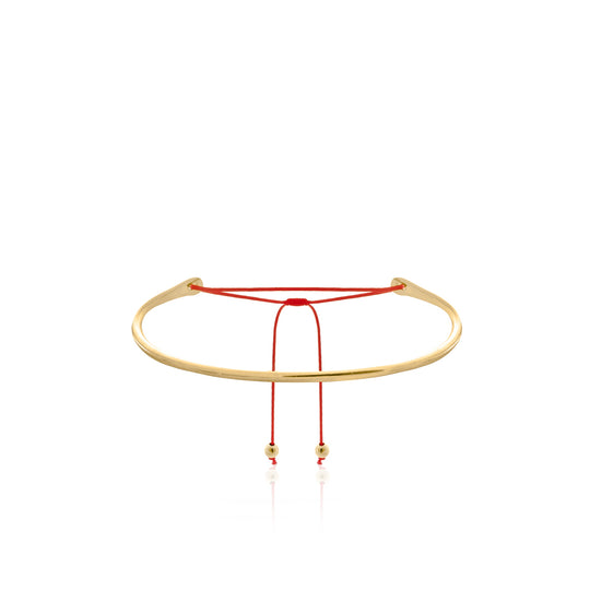 Good Energy silver bracelet, gold-plated