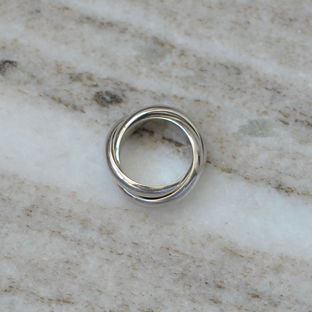 Silver Hoops Ring