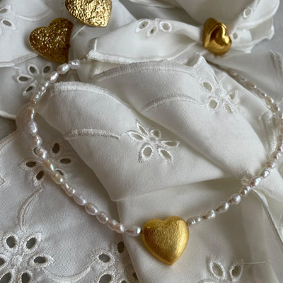 Choker Love & Pearls