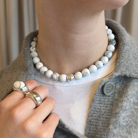 Choker Howlite Bloom