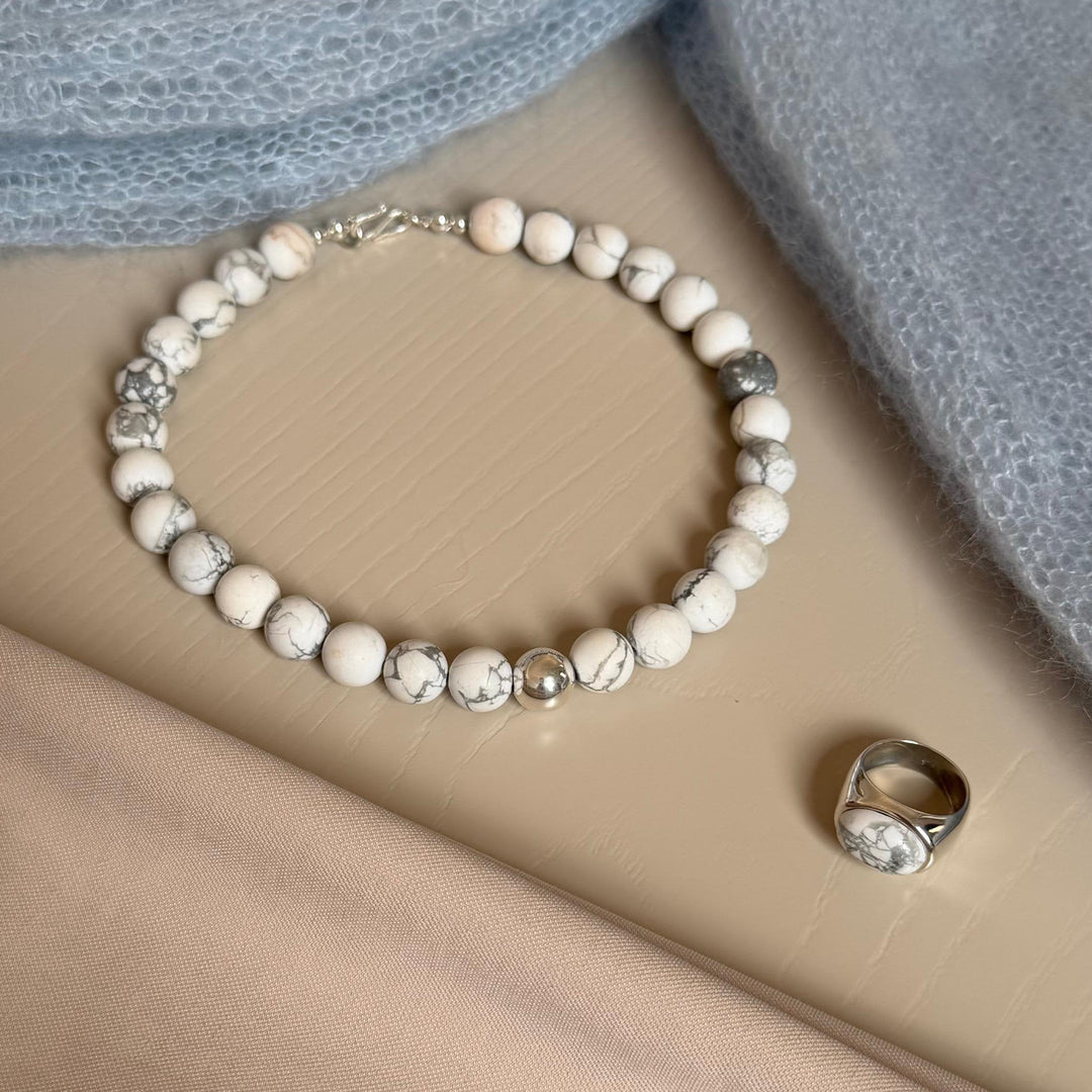 Choker Howlite Bloom