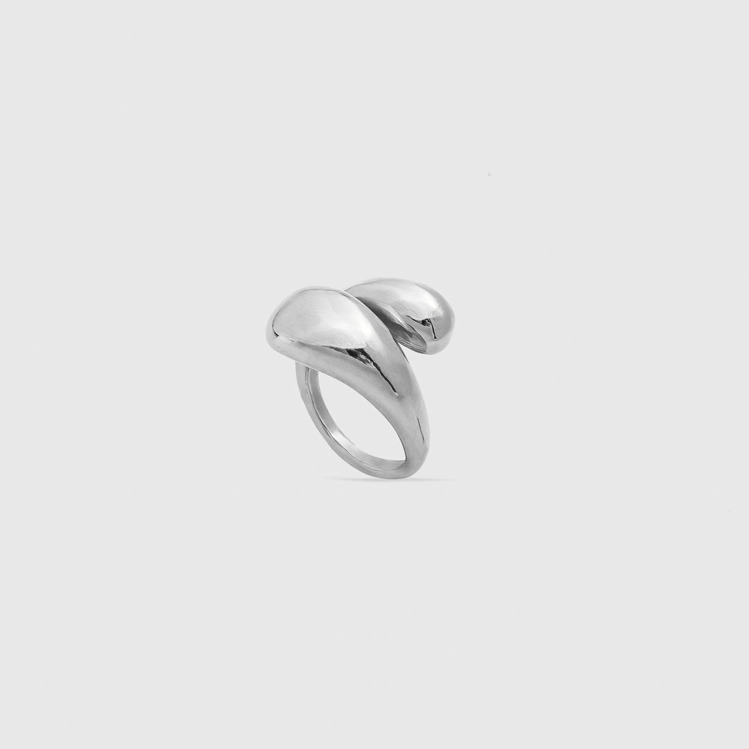 Nodo ring, silver